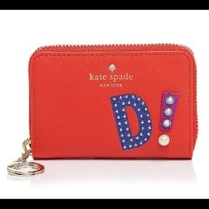 Kate Spade “D” Keychain Wallet